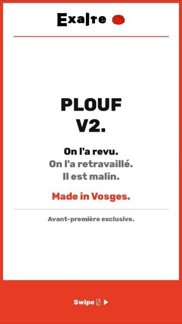 On l'a revu. On l'a retravaillé.
Il est malin.
PLOUF v2 — dispo le 31 août.
La rentrée va être d'enfer.
Made in Vosges. 👉 exalte.shop
#exalte #humournoir #createurfrancais #tshirtfrancais #streetwearfrancais